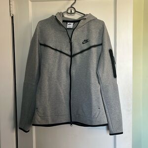 Nike Gray Zip Up tech Windrunner hoodie